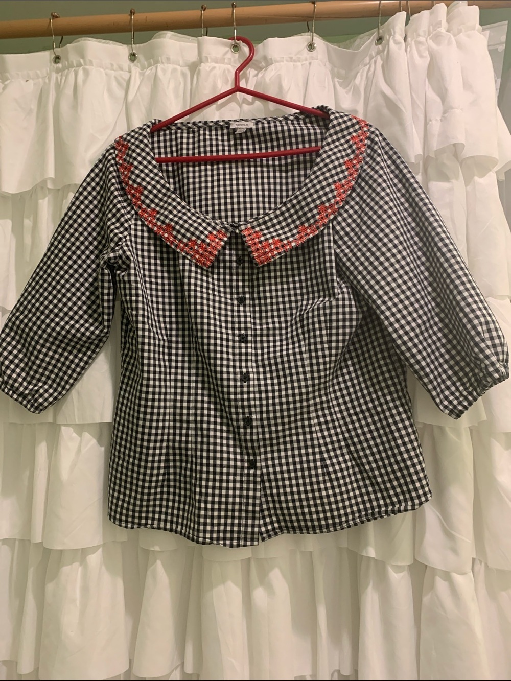 Gingham blouse